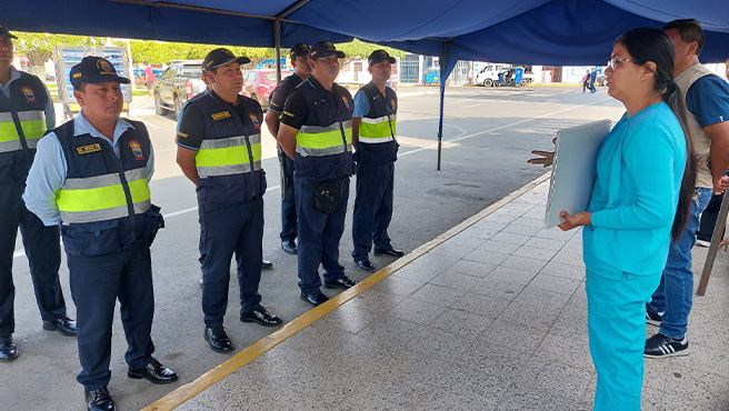 Serenazgo de Huarmey recibe capacitación contra el dengue