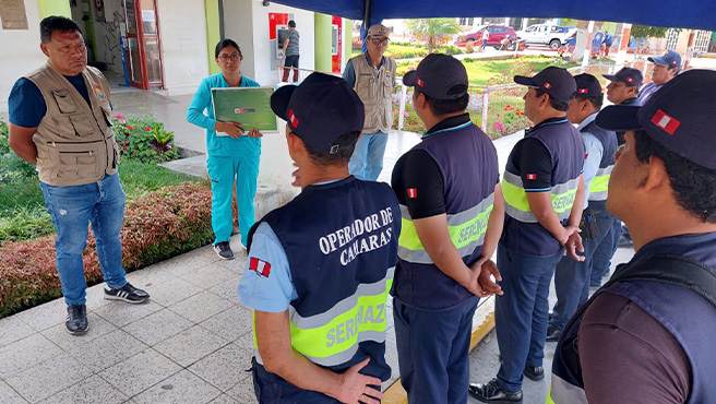 Serenazgo de Huarmey recibe capacitación contra el dengue