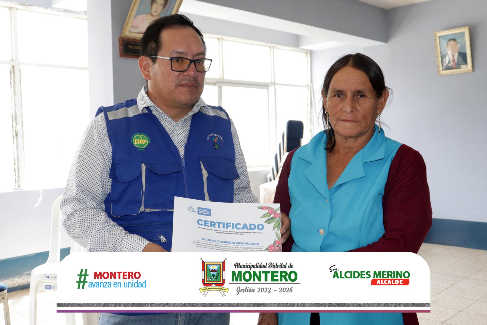 MDM Realiza Clausura de Escuelas de Campo del Proyecto Inversión Publica Café