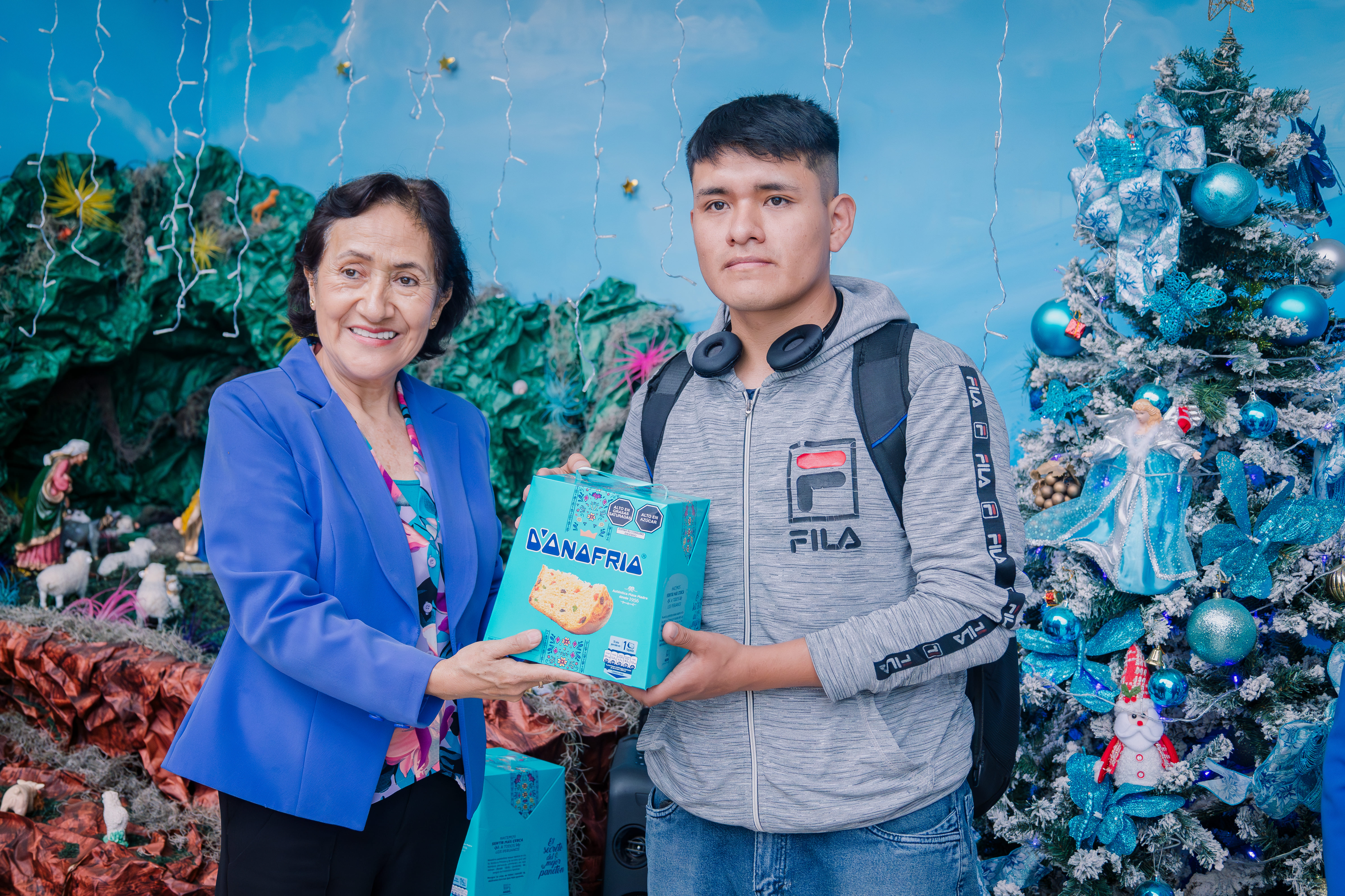 Entrega de panetones