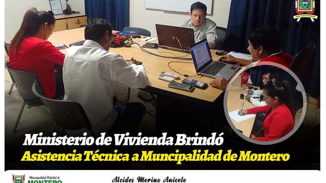 MDM Recibe Asistencia Técnica  por parte del Ministerio Vivienda, Construcción y Saneamiento 