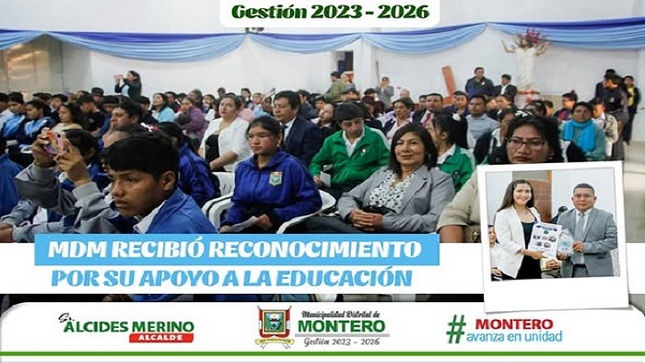 MDM Recibió Reconocimiento por su apoyo a la Educación 