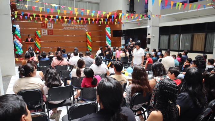 Corte Superior de Piura inauguró talleres de vacaciones útiles “Justikids 2025”