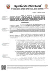 Vista preliminar de documento Resolución Directoral N° 0085-2025-GRSM-DRE-UGEL-SAN-MARTIN