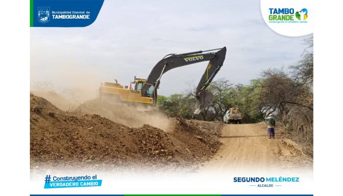 MDT realiza mantenimiento de la trocha carrozable en la zona de San Pedro