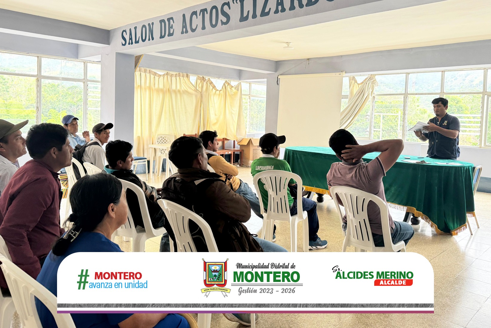 MDM Realiza Entrega de Indumentaria a Rondas campesinas de Montero 
