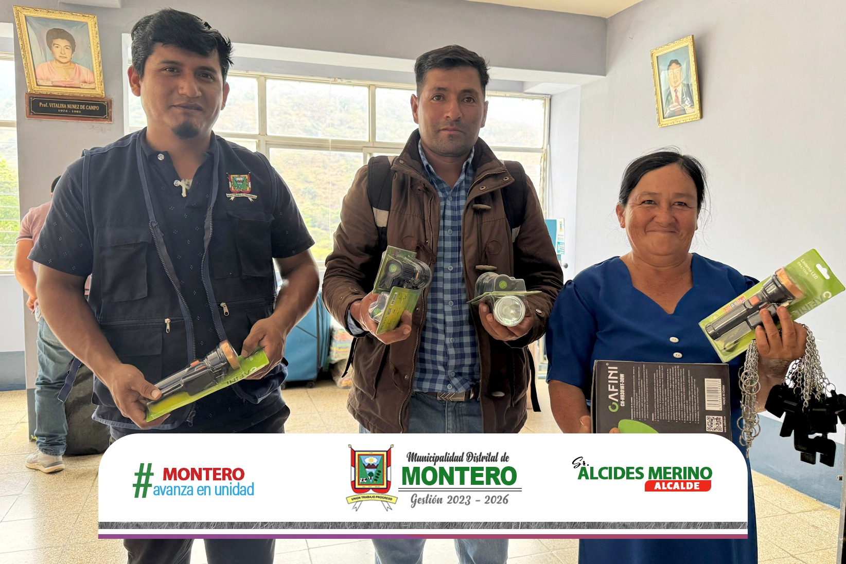 MDM Realiza Entrega de Indumentaria a Rondas campesinas de Montero 