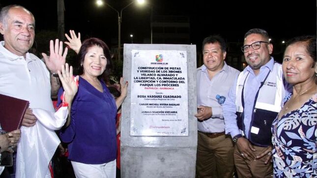 Avanzamos con más obras, pistas y veredas inauguradas En Pativilca, Barranca