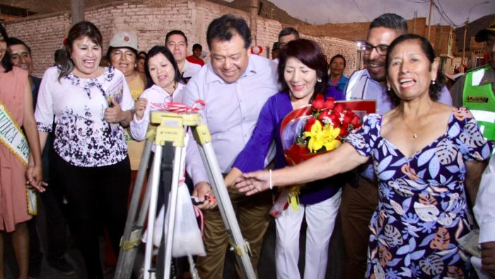 Avanzamos con más obras, pistas y veredas inauguradas En Pativilca, Barranca