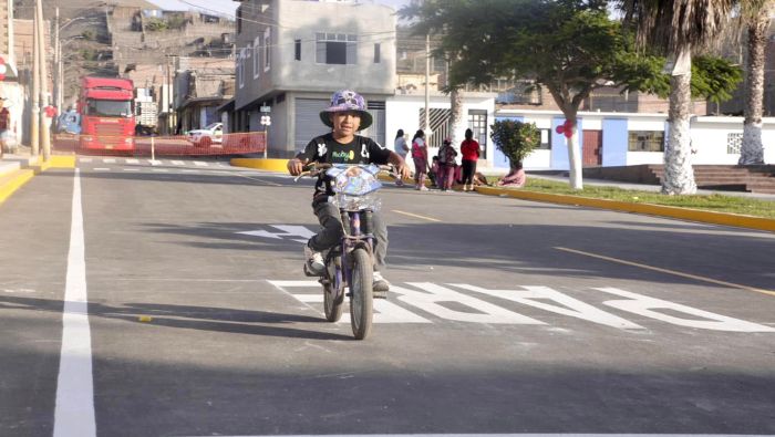 Avanzamos con más obras, pistas y veredas inauguradas En Pativilca, Barranca