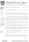 Vista preliminar de documento RESOLUCION DE ALCALDIA N° 021-2021-MPA-A