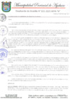 Vista preliminar de documento RESOLUCION DE ALCALDIA N° 022-2021-MPA-A