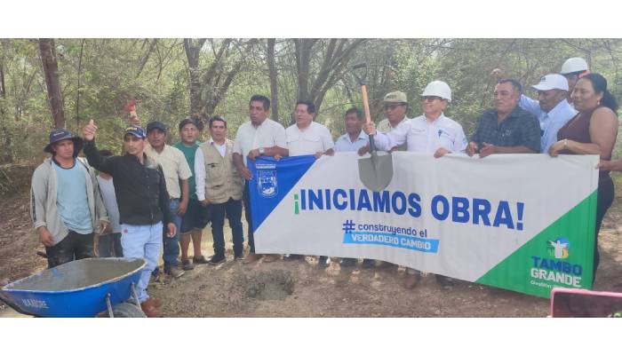 MDT impulsa el desarrollo agrícola con el mejoramiento del sistema de riego en el canal lateral Jorge Chávez