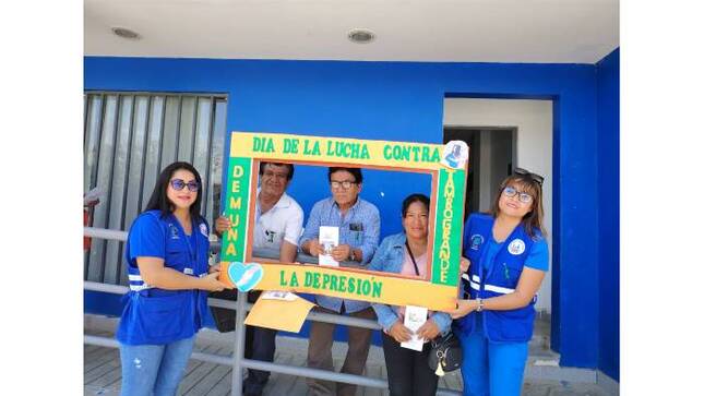 MDT realiza actividades de concientización en el día mundial de la lucha contra la depresión 