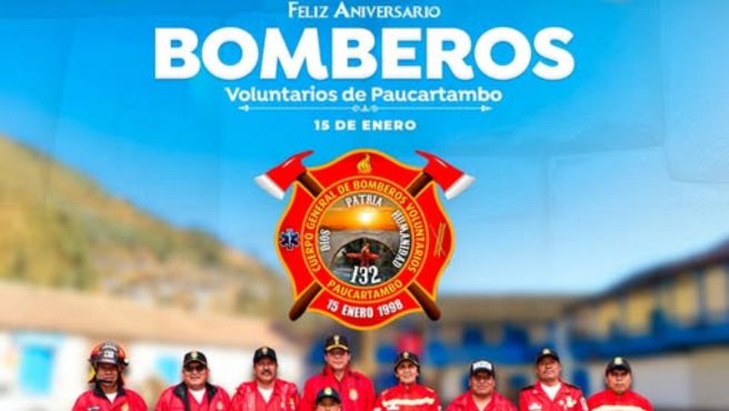 Archivo JPG de Feliz 27 Aniversario Unidad Básica Operativa n° 132, Cuerpo General de Bomberos Voluntarios de Paucartambo