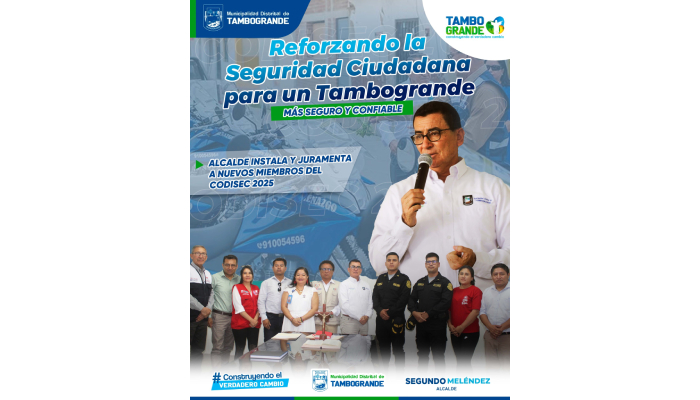 MDT refuerza su compromiso con la seguridad ciudadana