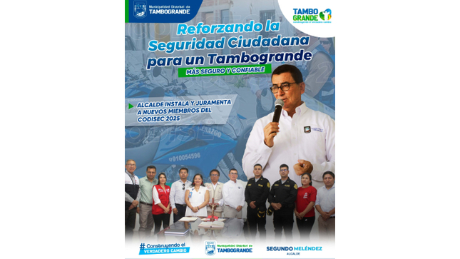  MDT refuerza su compromiso con la seguridad ciudadana 