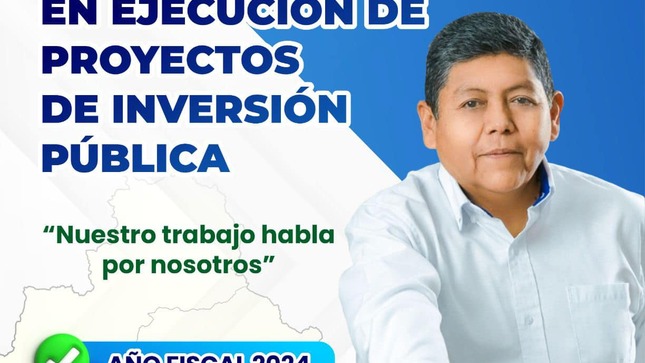 La Municipalidad Provincial Mariscal Nieto, liderada por el alcalde CPC. John Larry Coayla, anunció un nuevo logro; Ocupamos el primer lugar a nivel regional en Ejecución de Proyectos de Inversión Pública con un 94.4 %, Año Fiscal 2024.