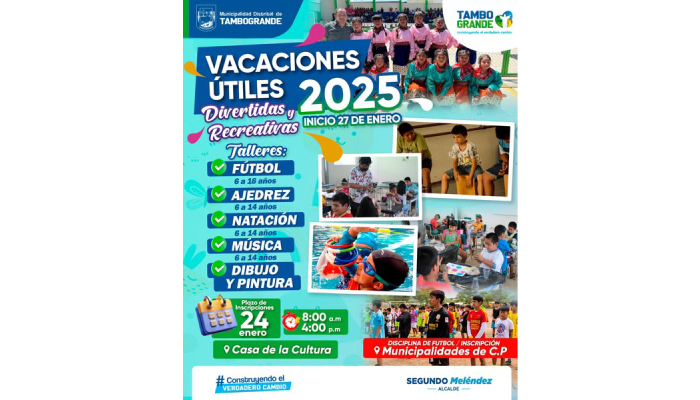 Vacaciones útiles 2025