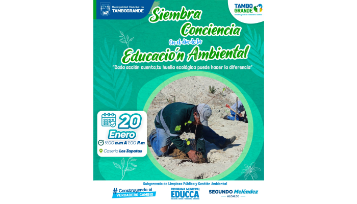 Siembra conciencia en el Día de la Educación Ambiental