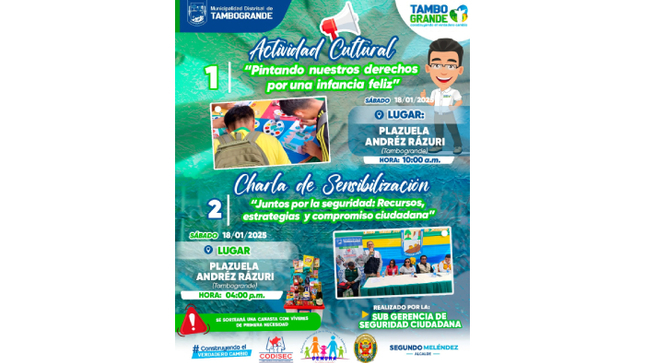 MDT promueve una infancia feliz y una comunidad segura