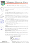 Vista preliminar de documento RESOLUCION DE ALCALDIA N° 058-2021-MPA-A