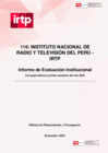 Vista preliminar de documento Informe de Evaluación Institucional 2024 - Primer semestre