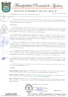 Vista preliminar de documento RESOLUCION DE ALCALDIA N° 065-2021-MPA-A