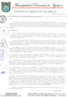Vista preliminar de documento RESOLUCION DE ALCALDIA N° 067-2021-MPA-A