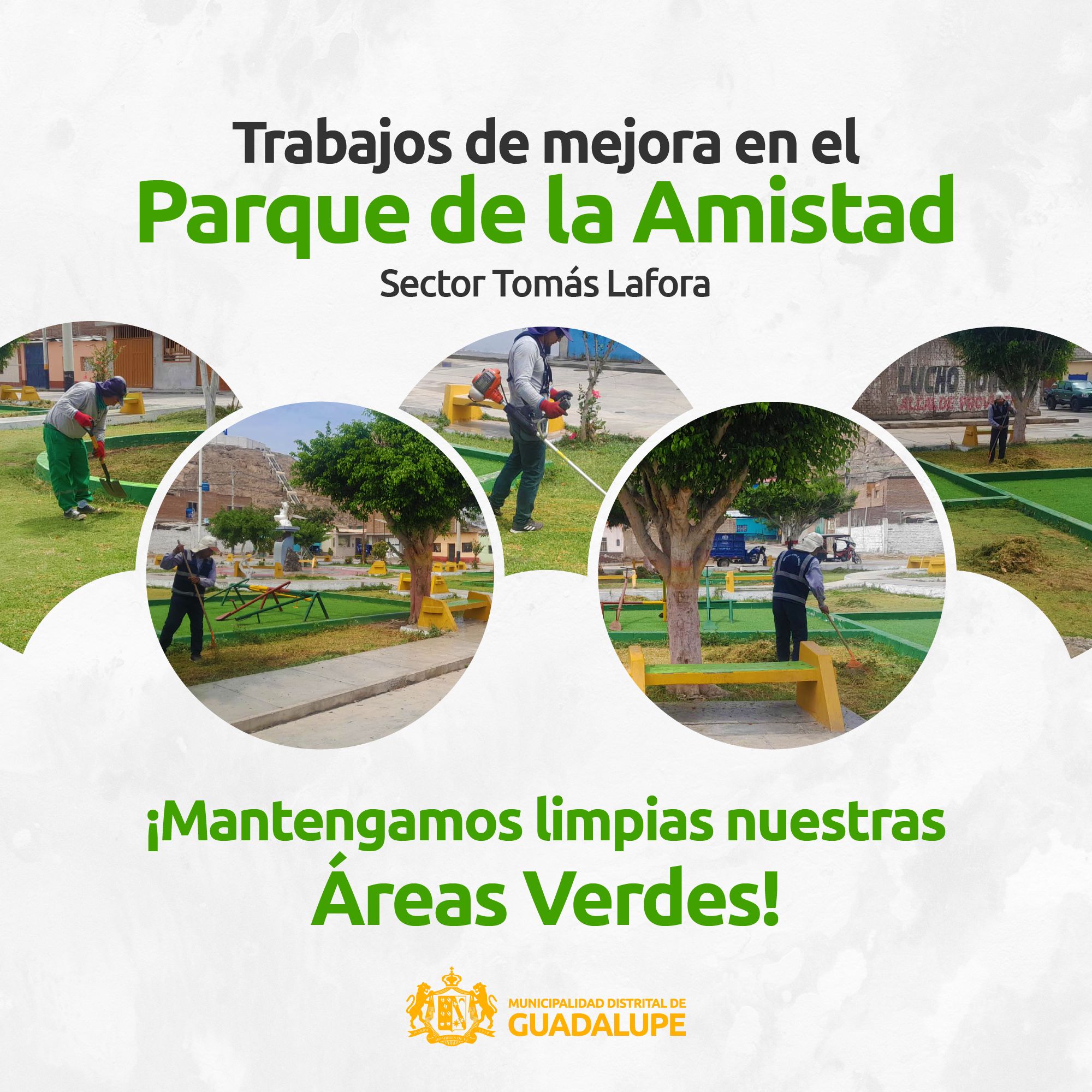 Cuidado de espacios públicos