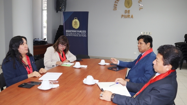 Poder Judicial y Ministerio Público coordinan estrategias conjuntas para fortalecer sistema de justicia en la región Piura