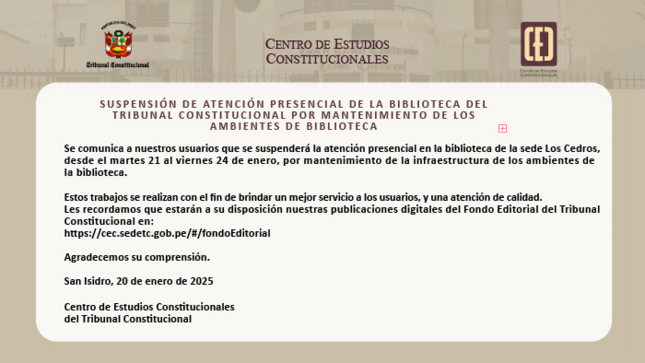 Comunicado del CEC