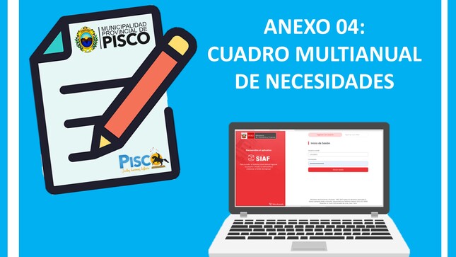 ANEXO 04:  CUADRO MULTIANUAL DE NECESIDADES