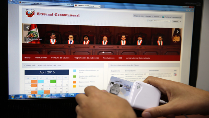 Firma digital en el Tribunal Constitucional desde el próximo 2 de mayo