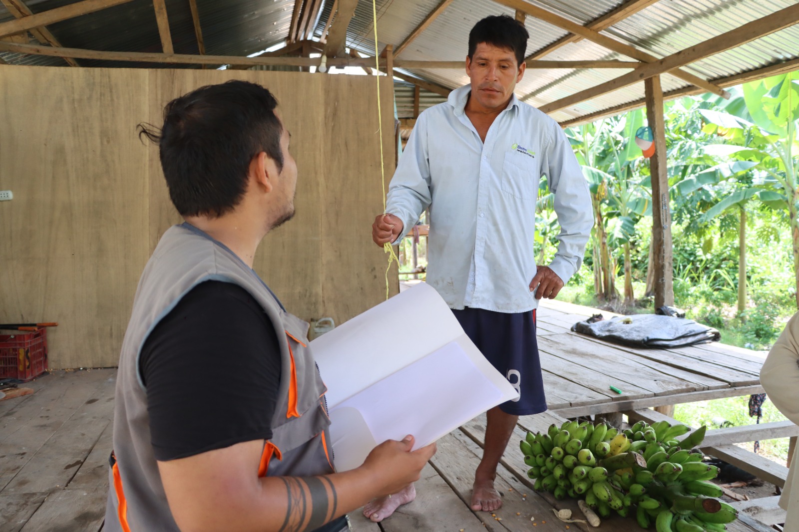 MDY presente en caseríos para asistencia técnica y empadronamiento ante inundaciones