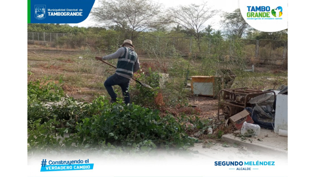 MDT realiza trabajos de limpieza en la planta de oxígeno de la posta de Tambogrande