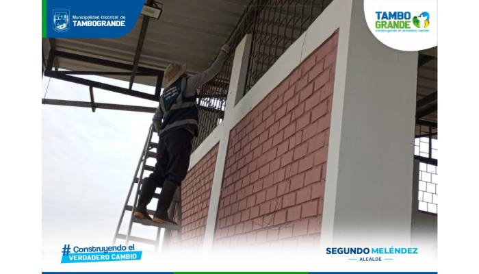 MDT realiza trabajos de limpieza en la planta de oxígeno de la posta de Tambogrande