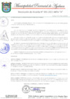 Vista preliminar de documento RESOLUCION DE ALCALDIA N° 095-2021-MPA-A