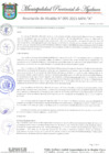 Vista preliminar de documento RESOLUCION DE ALCALDIA N° 099-2021-MPA-A
