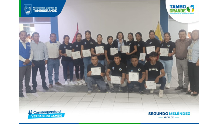 MDT entrega certificados a 661 adolescentes del CETPRO - Tambogrande