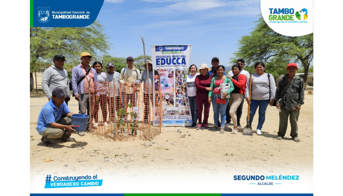 Campaña de reforestación “Siembra conciencia en el Día de la Educación Ambiental”