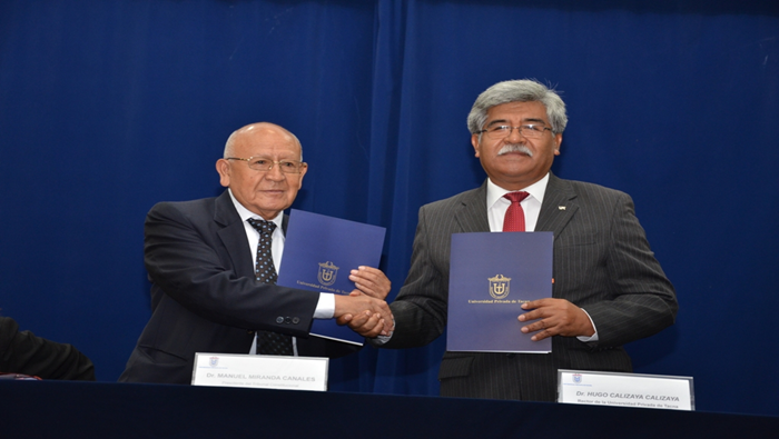 Alianza estratégica entre el TC y Universidad Privada de Tacna