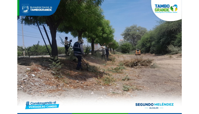 MDT refuerza el compromiso por una Tambogrande limpia y ordenada