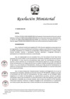 Vista preliminar de documento RM N° 00058-2025-DE (Aprobar el Plan Anual de Contrataciones de la Unidad Ejecutora 001)