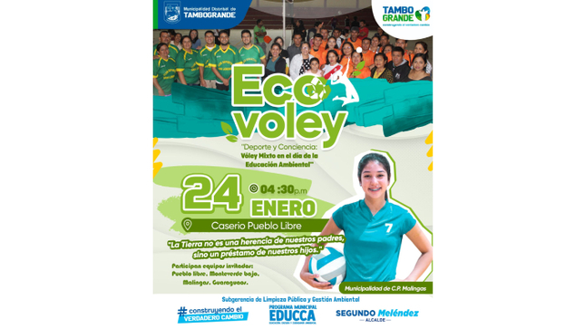 MDT celebra el Día de la Educación Ambiental con EcoVoley 