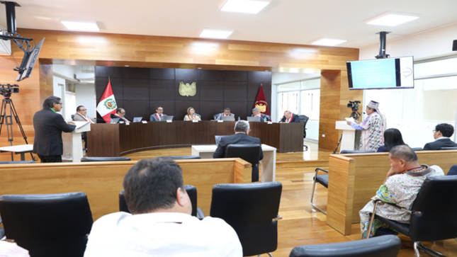  Pleno del TC sesionó en audiencia pública y dejó al voto cuatro procesos de inconstitucionalidad 