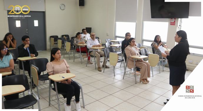 Corte Superior de Justicia de Lima Sur realizó con éxito evaluación técnica de proceso CAS