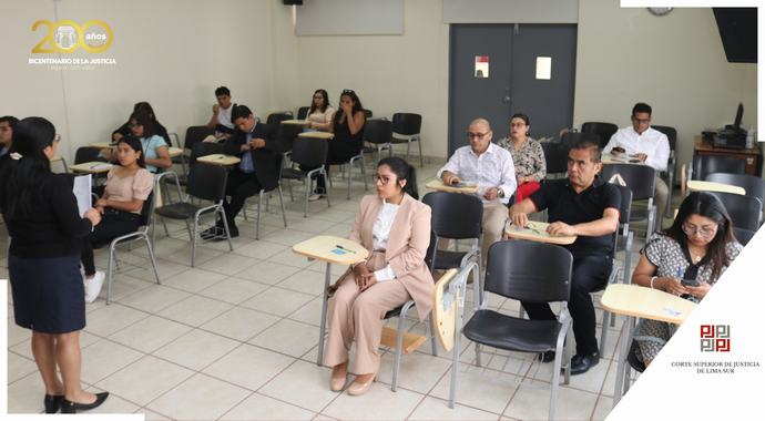 Corte Superior de Justicia de Lima Sur realizó con éxito evaluación técnica de proceso CAS