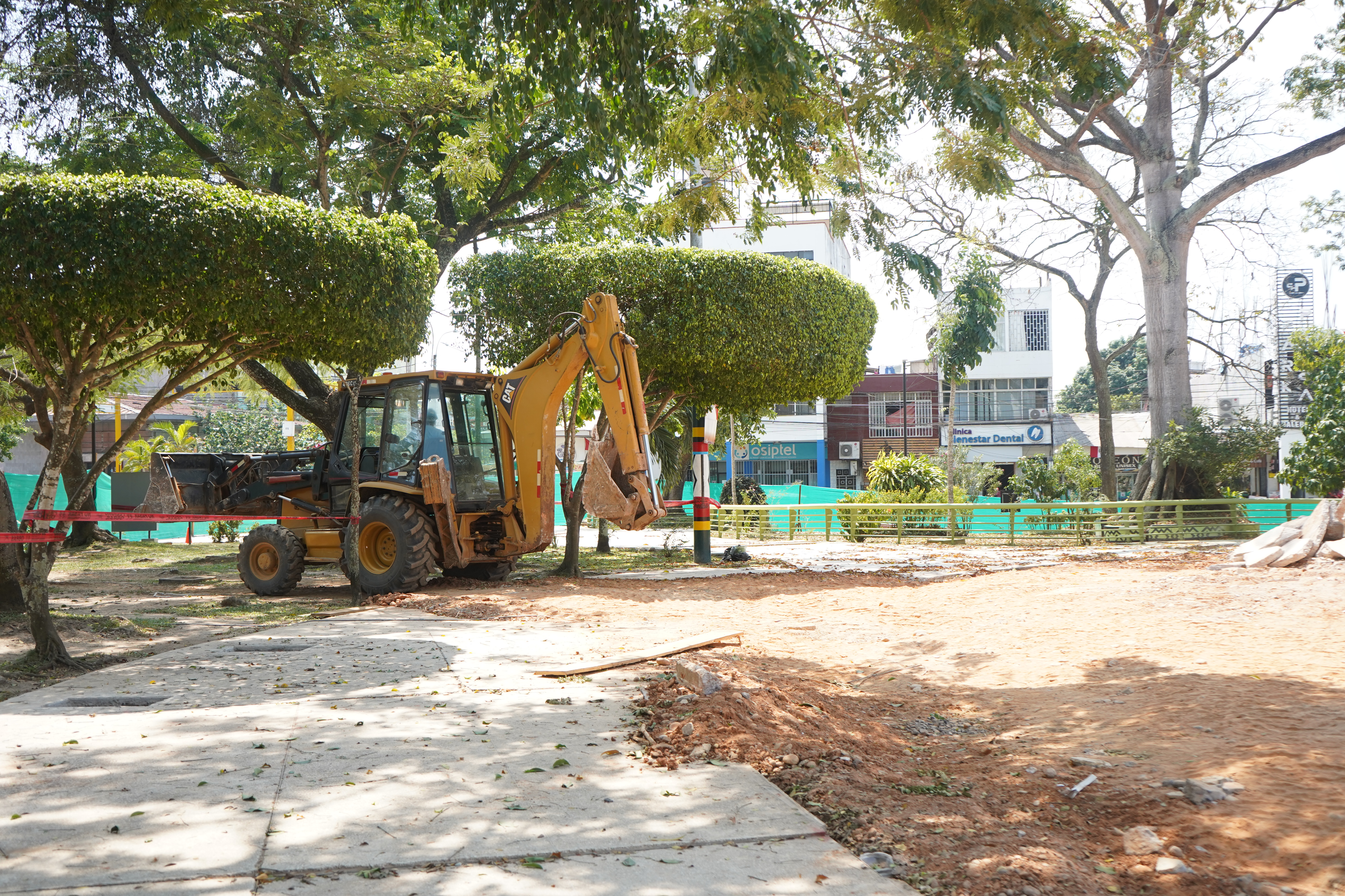 Plaza de Armas en proceso de remodelación 