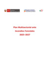 Vista preliminar de documento Plan Multisectorial ante Incendios Forestales 2025 -2027